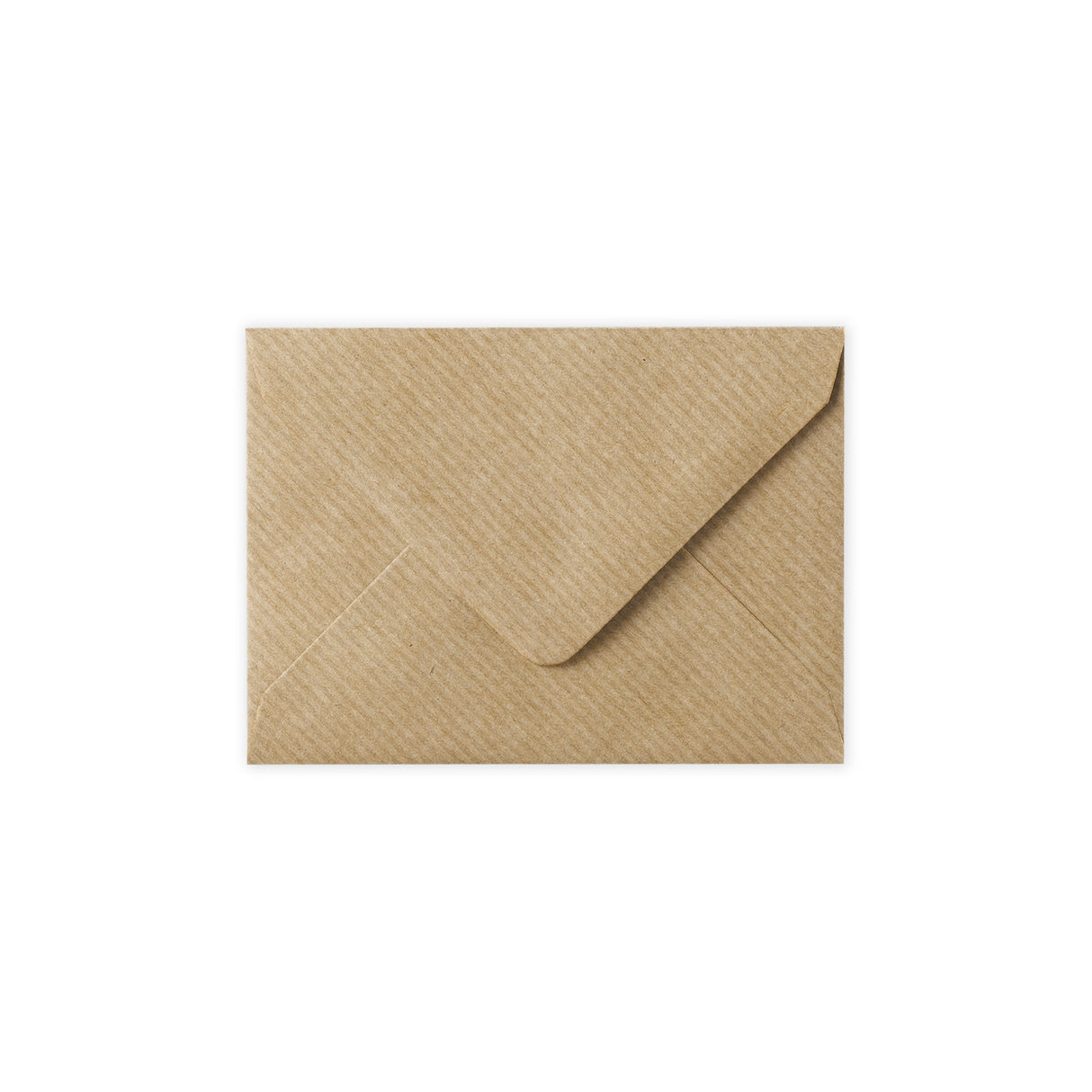82x113 mm (C7) Hnedá obálka s rebrovaným vzorom