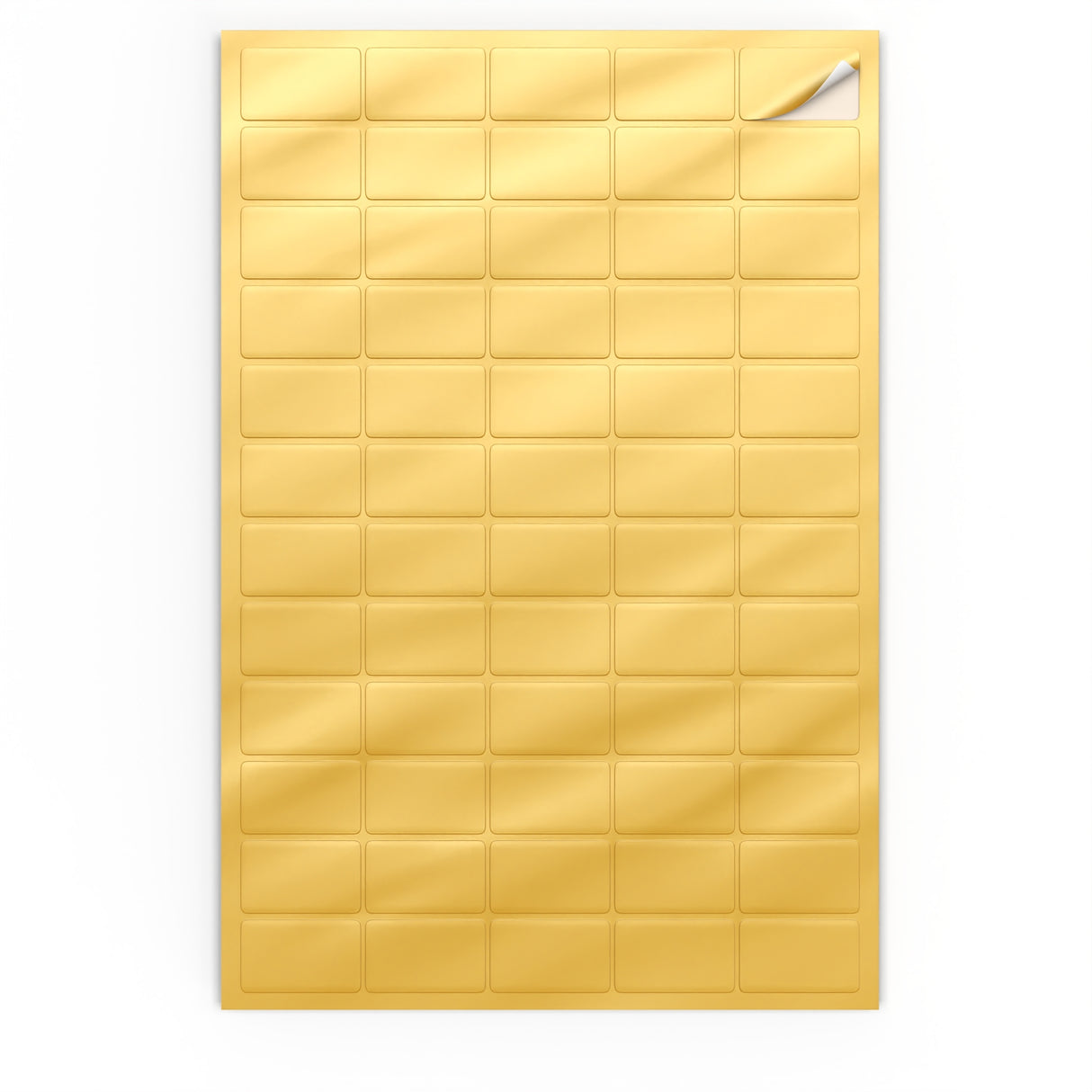 Obdĺžnikové samolepiace etikety