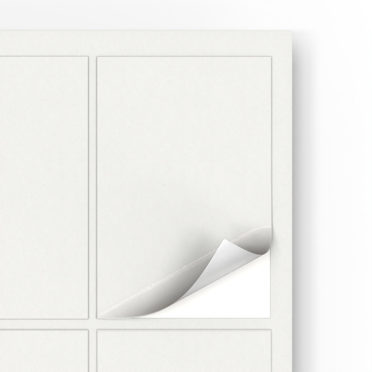 Obdĺžnikové samolepiace etikety