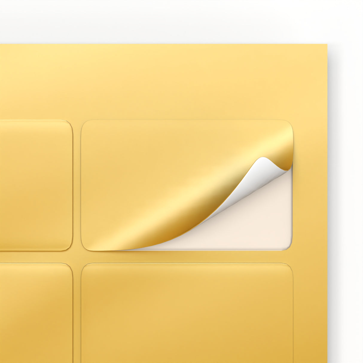 Obdĺžnikové samolepiace etikety