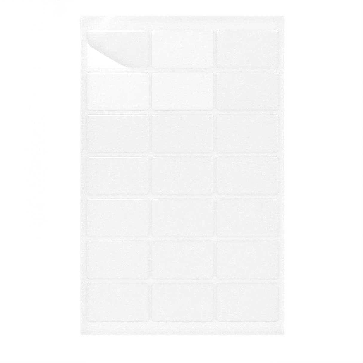 Obdĺžnikové samolepiace etikety