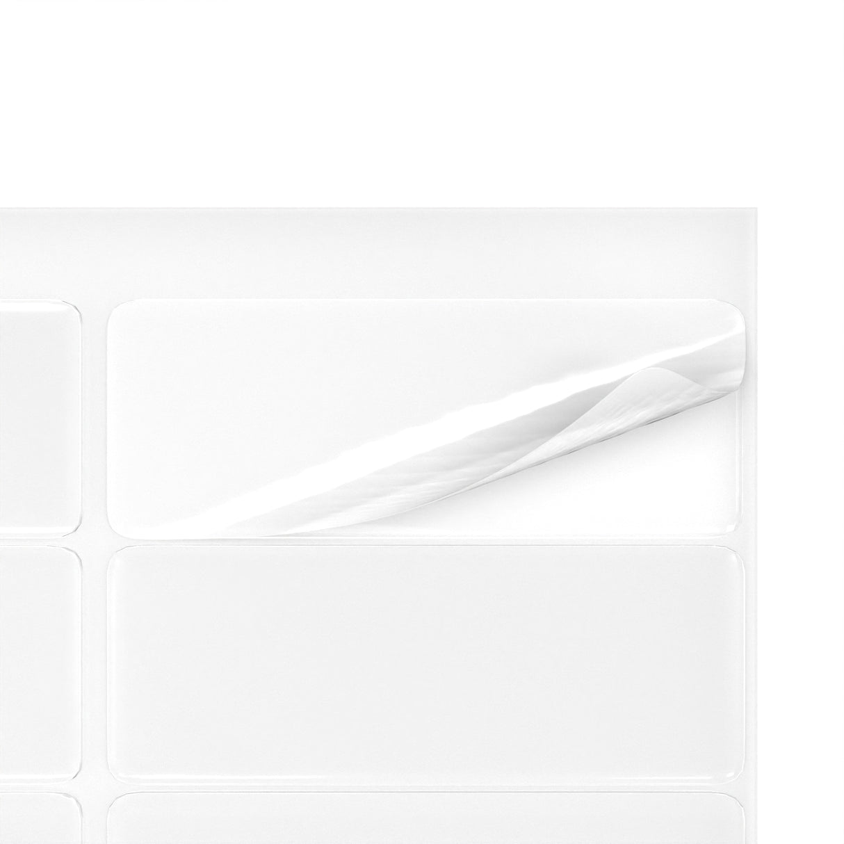 Obdĺžnikové samolepiace etikety