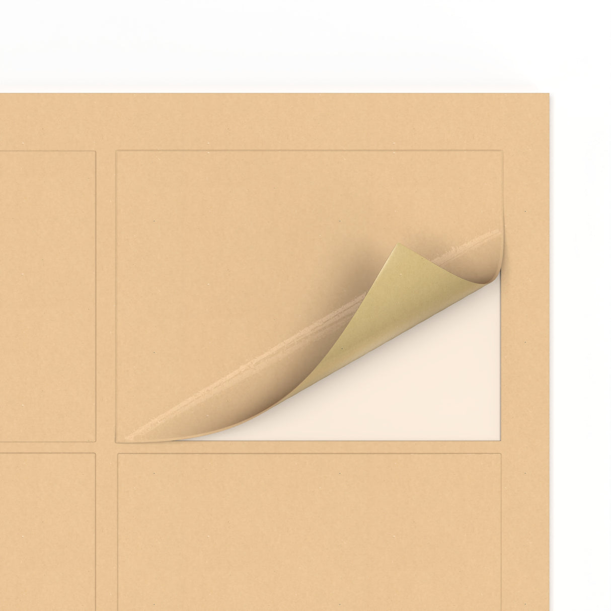 Obdĺžnikové samolepiace etikety