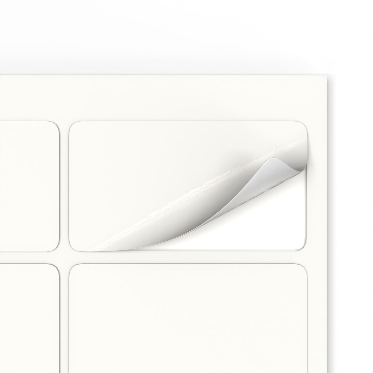 Obdĺžnikové samolepiace etikety