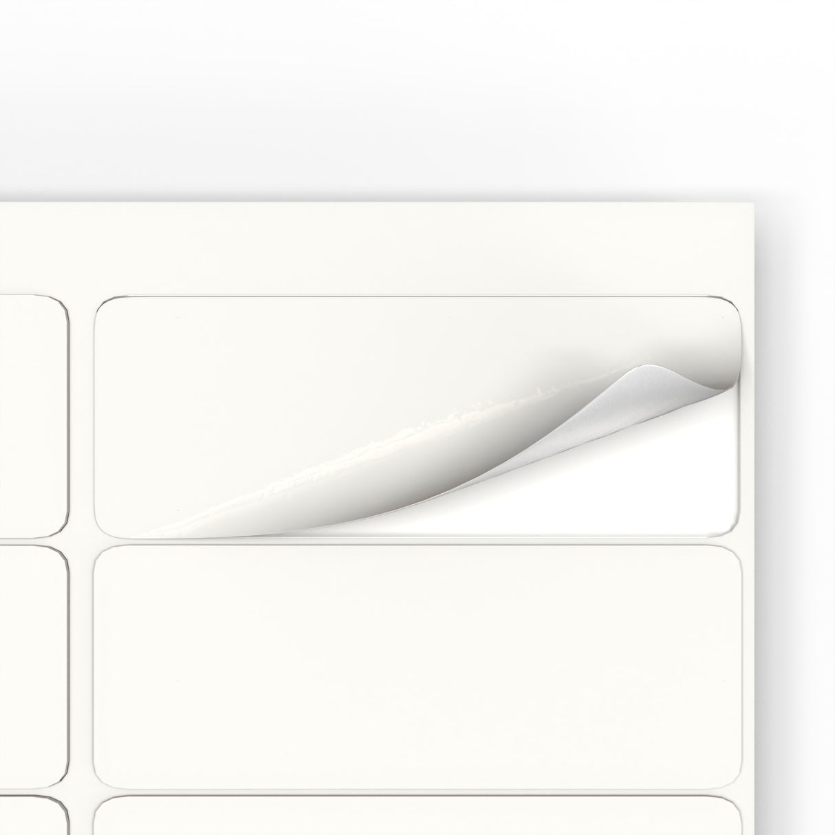 Obdĺžnikové samolepiace etikety