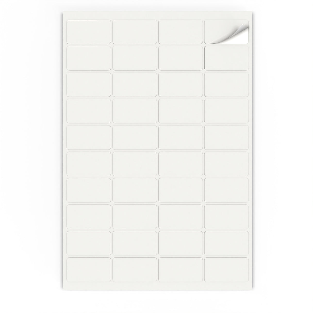 Obdĺžnikové samolepiace etikety