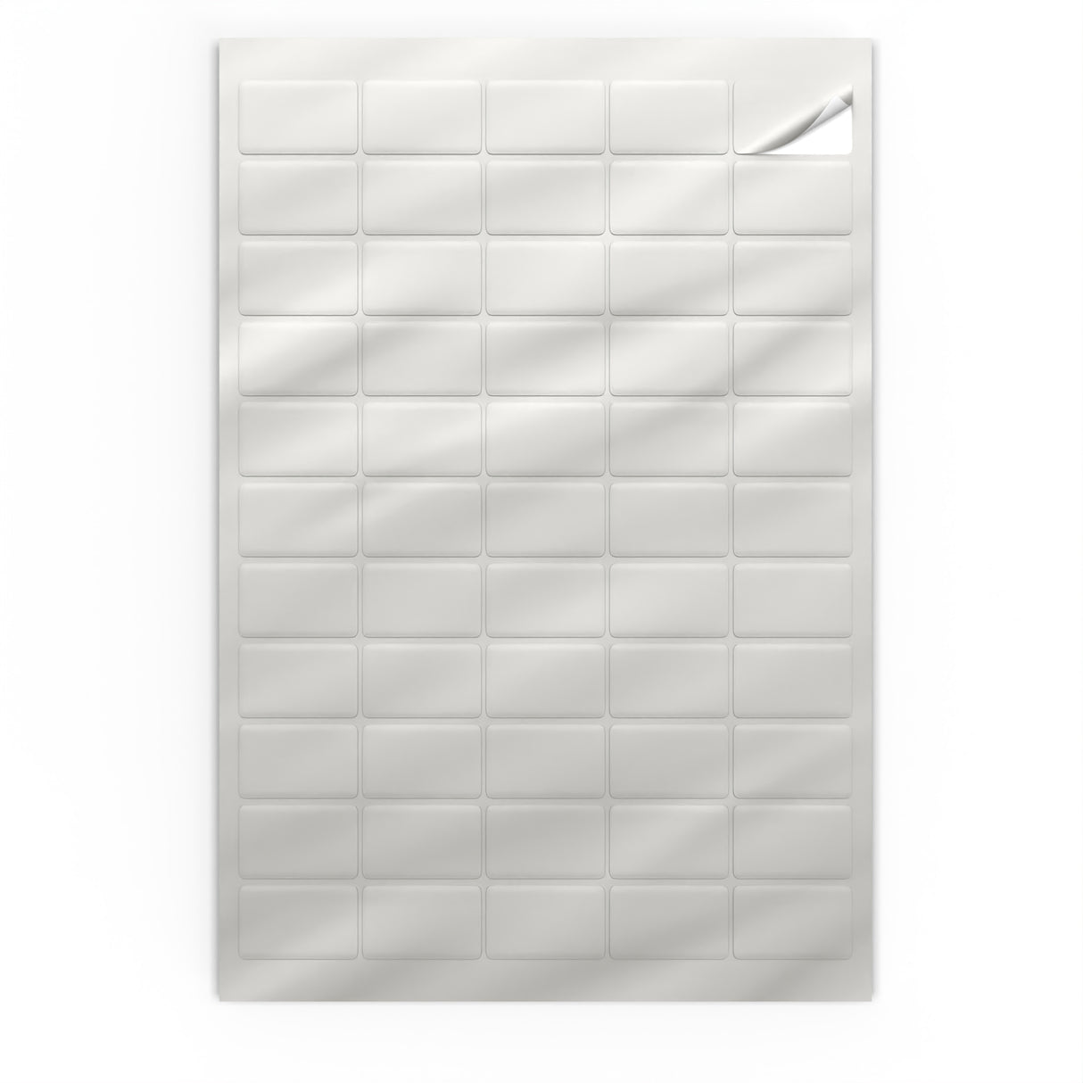 Obdĺžnikové samolepiace etikety