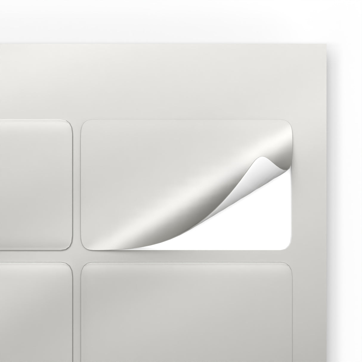 Obdĺžnikové samolepiace etikety