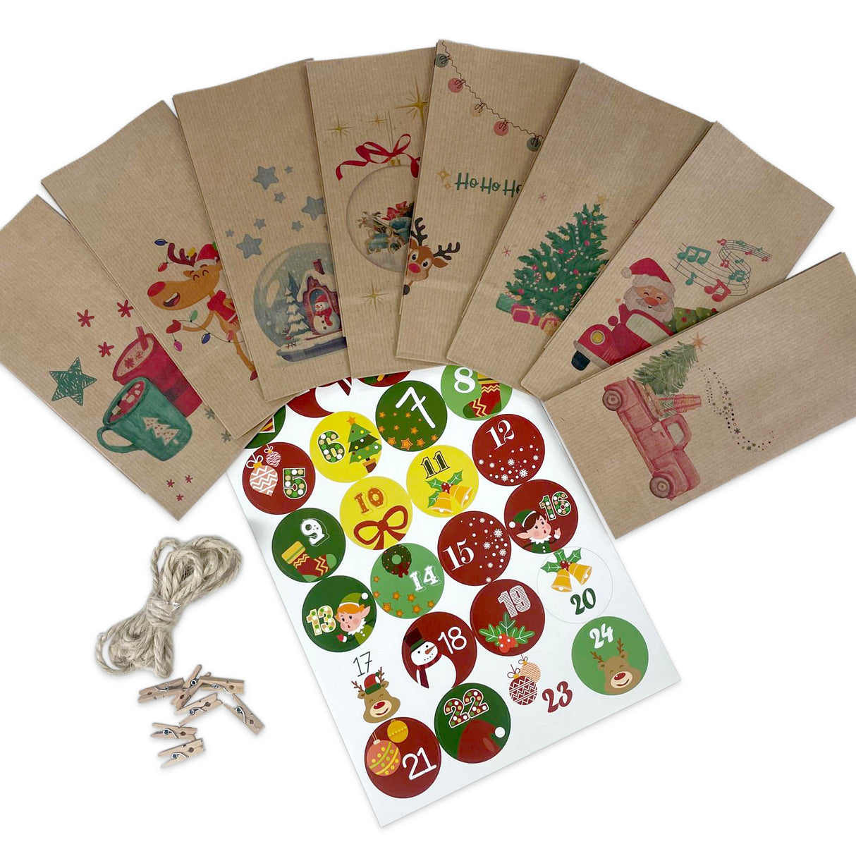 Sada adventného kalendára