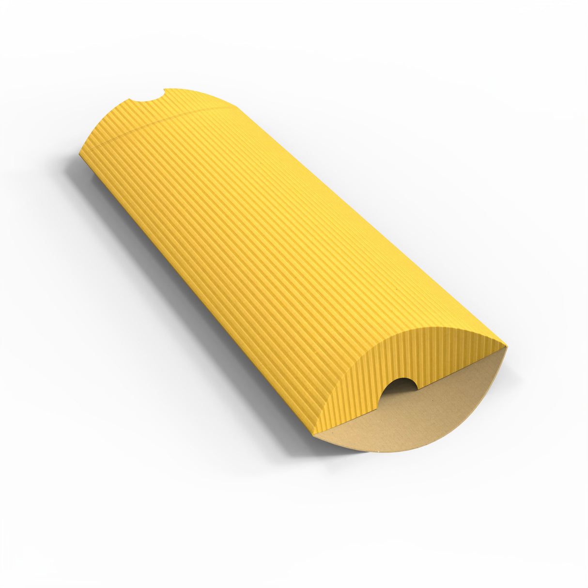 Škatuľky v tvare vankúša z vlnitého papiera