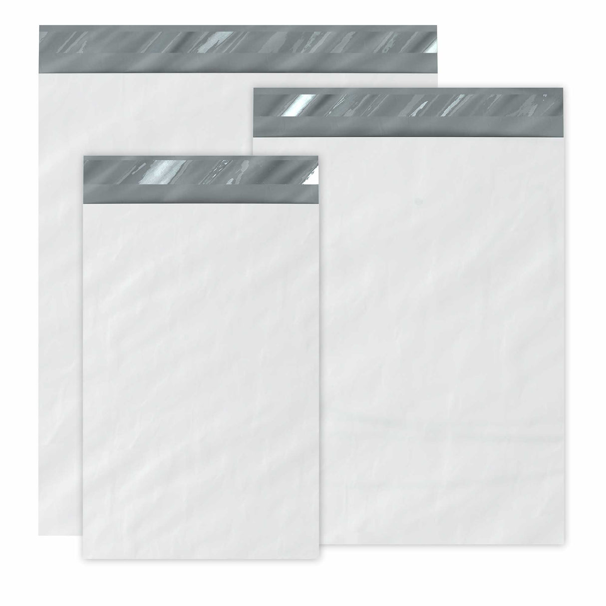 Biele Polyetylénové Poštové Sáčky