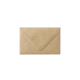 62x94 mm Hnedá obálka s rebrovaným vzorom