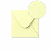 Slonovinová Obálka s kladivkovou štruktúrou 130 x 130 mm