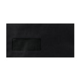 110x220 mm (DL) Čierna obálka