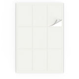 Obdĺžnikové samolepiace etikety