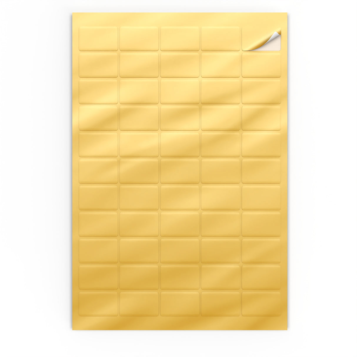 Obdĺžnikové samolepiace etikety