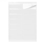 Obdĺžnikové samolepiace etikety