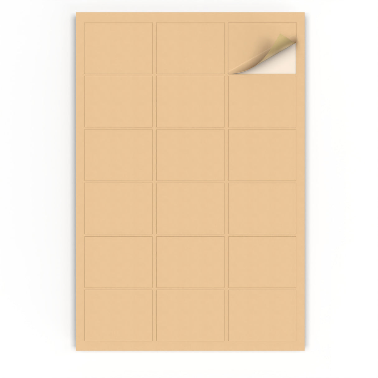 Obdĺžnikové samolepiace etikety