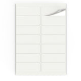 Obdĺžnikové samolepiace etikety