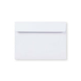 Biela obálka - Rovná Klopa 135x184 mm