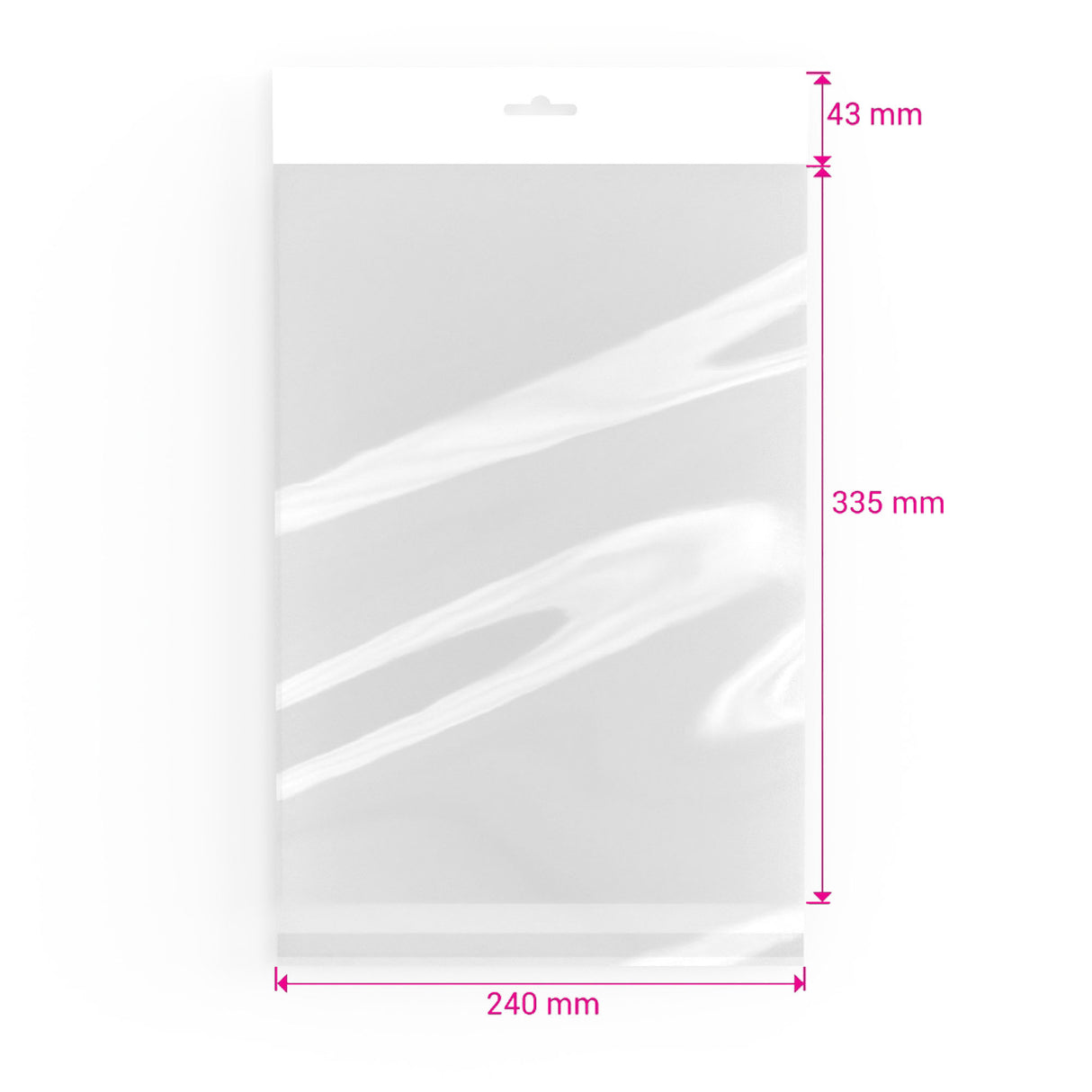 Celofánové vrecká (s držiakom) (OPP)