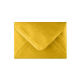 70x100 mm Zlatá metalická obálka