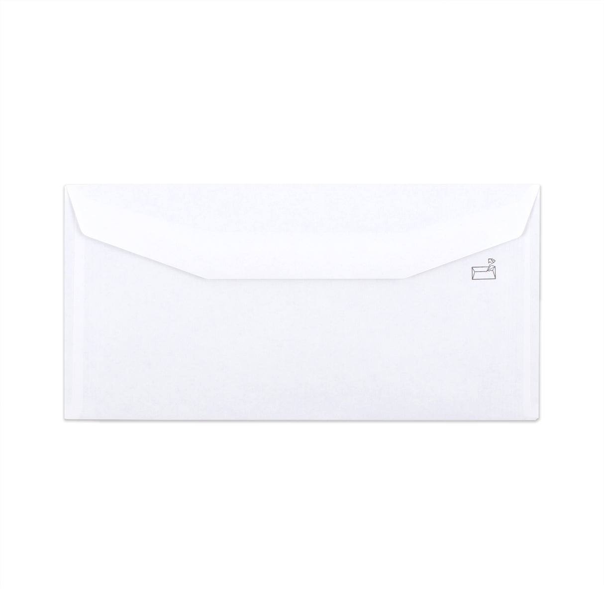 Biela obálka s vnútornou potlačou 110x220 mm (DL) 80gr/m²