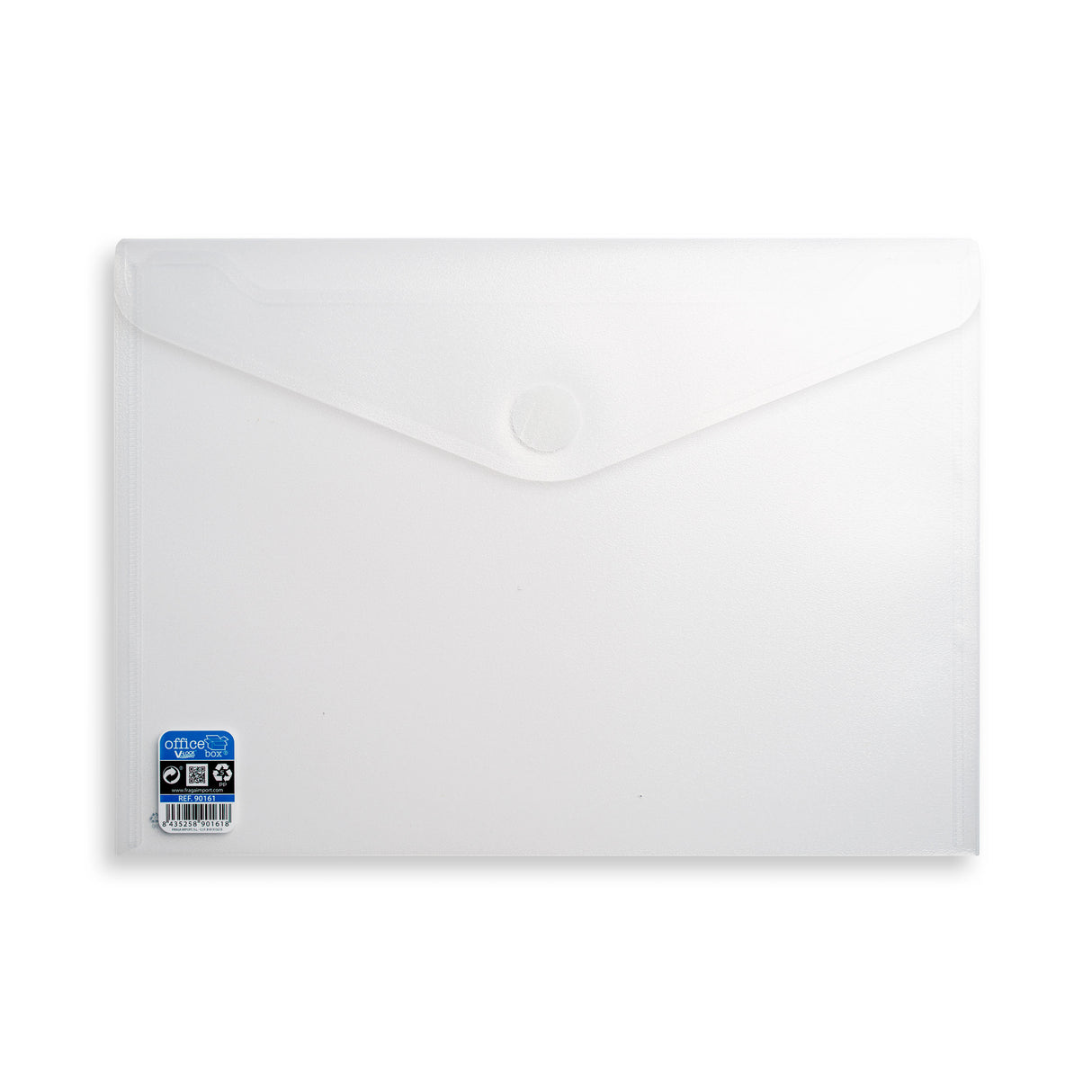 Priesvitné polypropylénové obálky s patentným uzatváraním na gombík V-LOCK