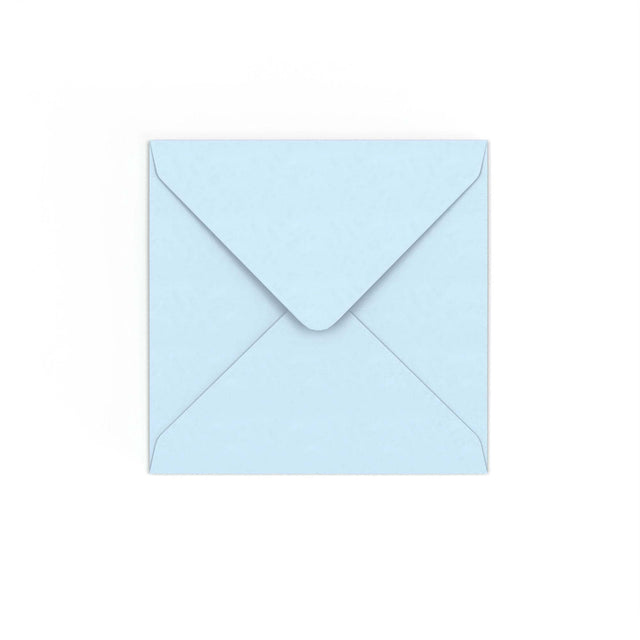Pale Blue Gummed V-Flap Envelope (130 x 130mm)