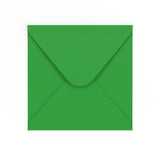 Stredne zelená štvorcová obálka 120gms