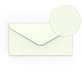 Mliečnobiele tepané papierové obálky