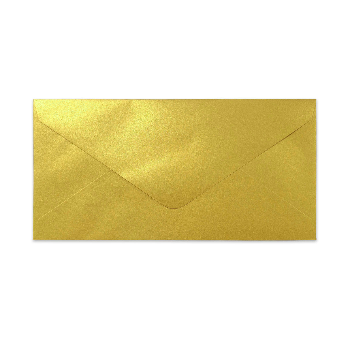 DL 110x220mm - Zlatá metalická obálka 120g